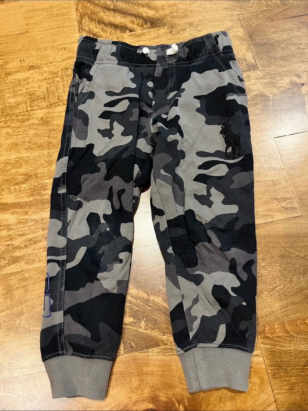 Polo by Ralph Lauren Boys' Black & Gray Camo Joggers